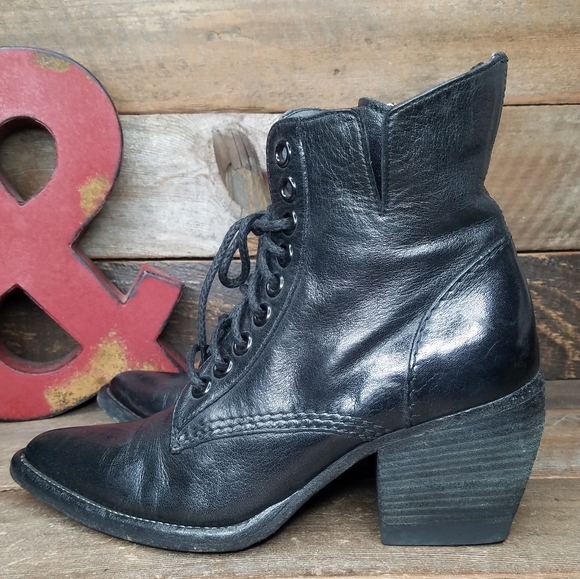 Officine Creative Shoes - Sexy Officine Creative Black Leather Boots Size 8